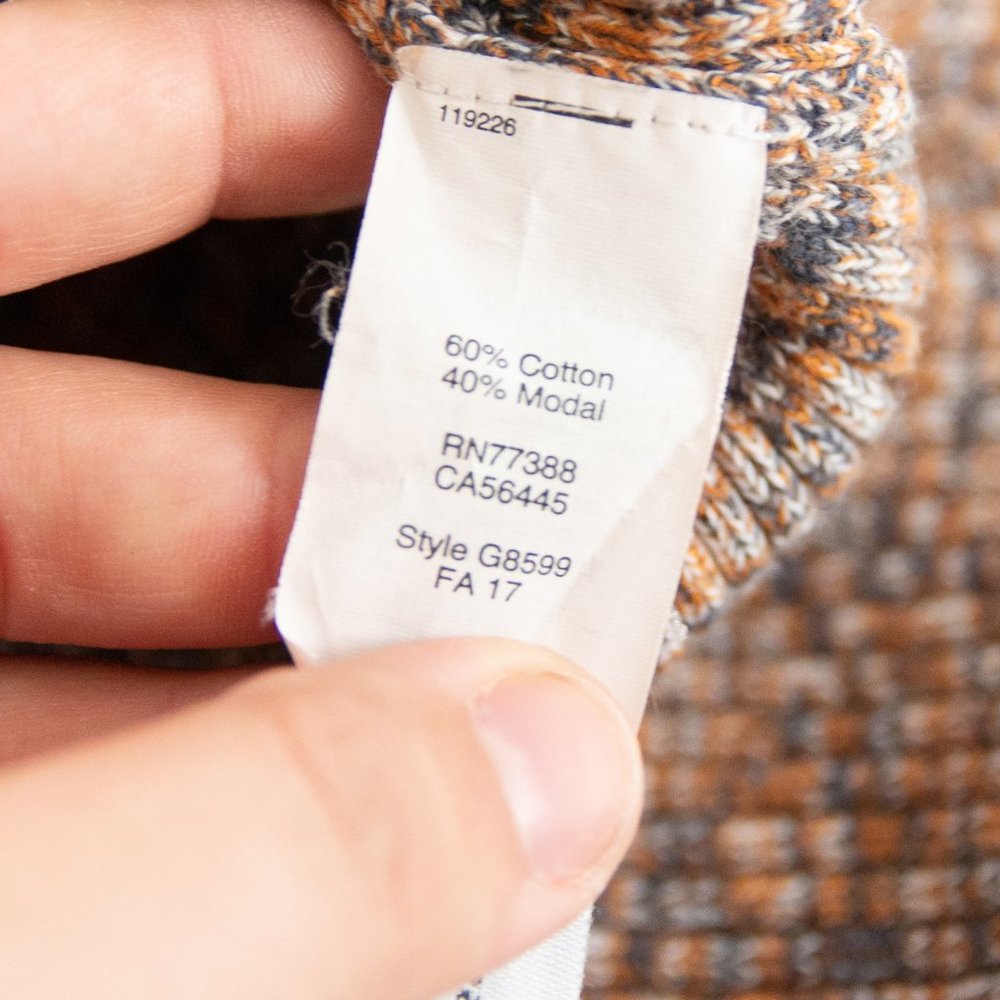 Madewell • Brown Marled Mock Neck Sweater Tank - Picture 5 of 6